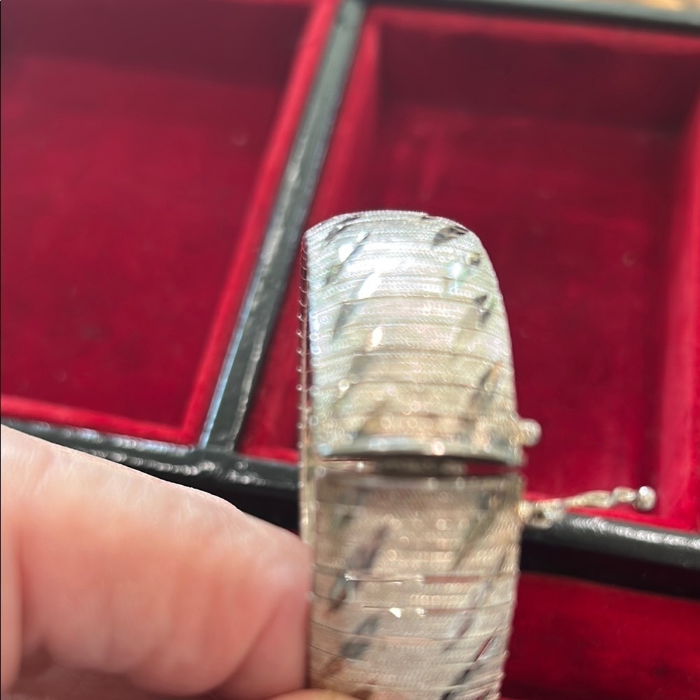 Vintage Italian Sterling Silver Bracelet
Chunky Bold Statement - Picture 9 of 15